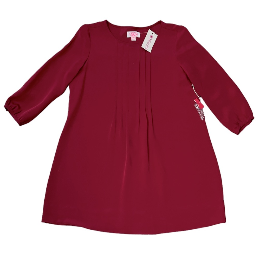 Size small. A.k.a. New York. Intermix pintuck shirt dress